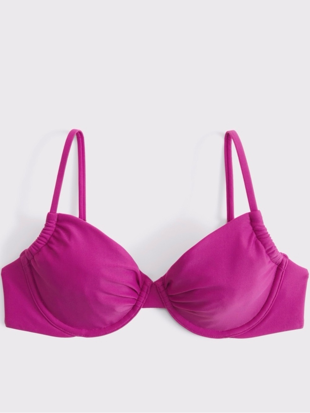 Abercrombie Ruched Underwire Bikini Top